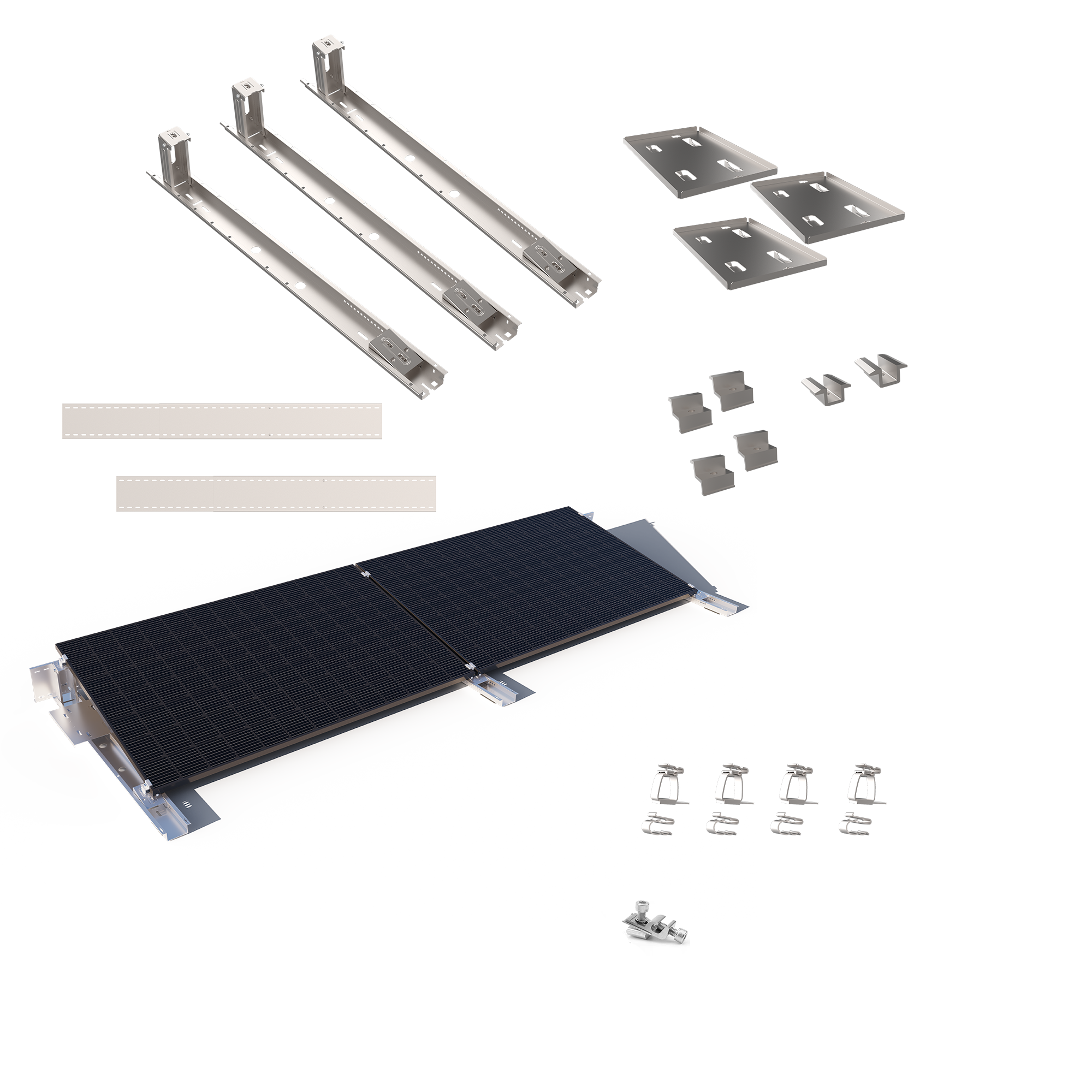 Helios Montagesystem für Flachdach