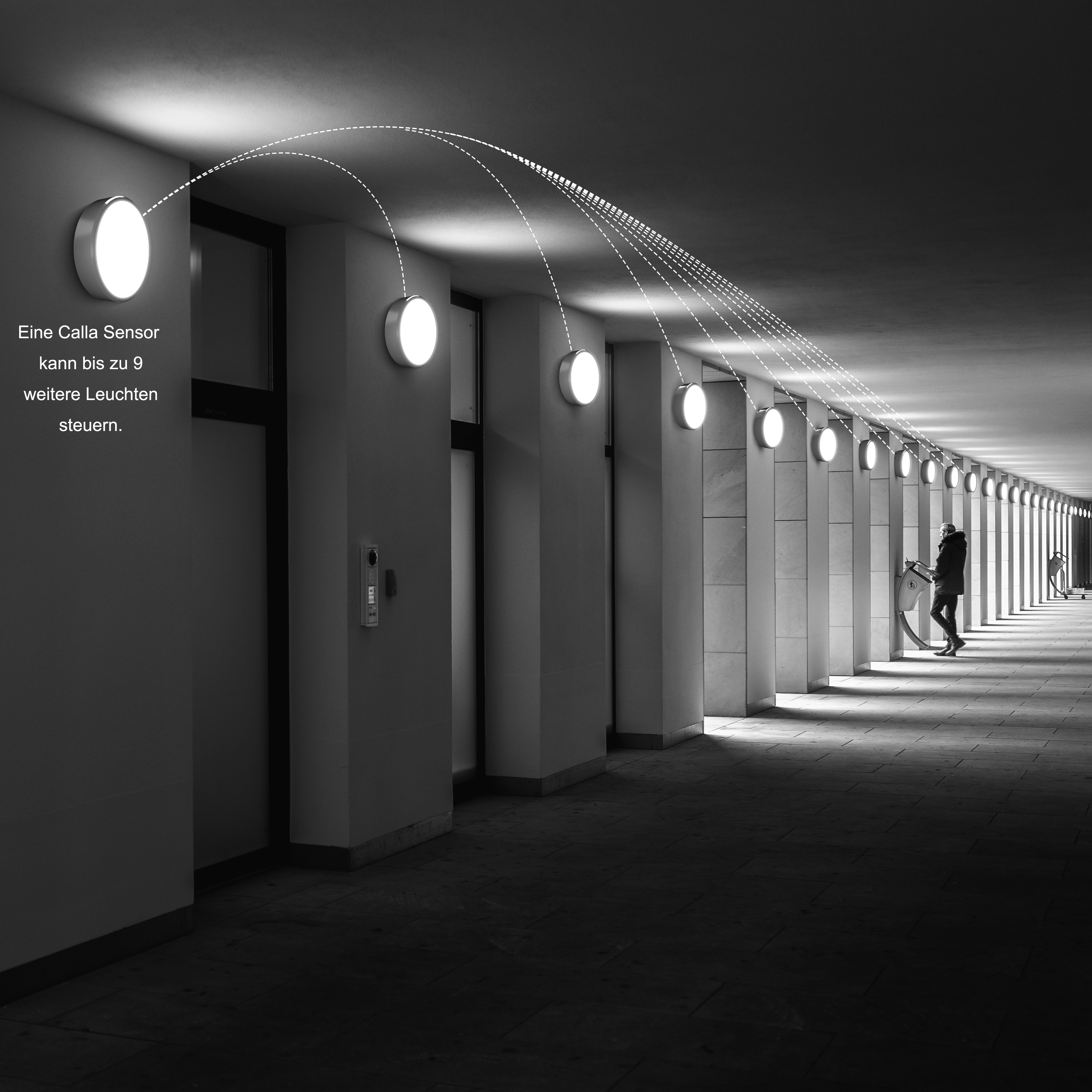 Calla Wand- und Deckenleuchte – Smarte LED-Technologie für jede Umgebung