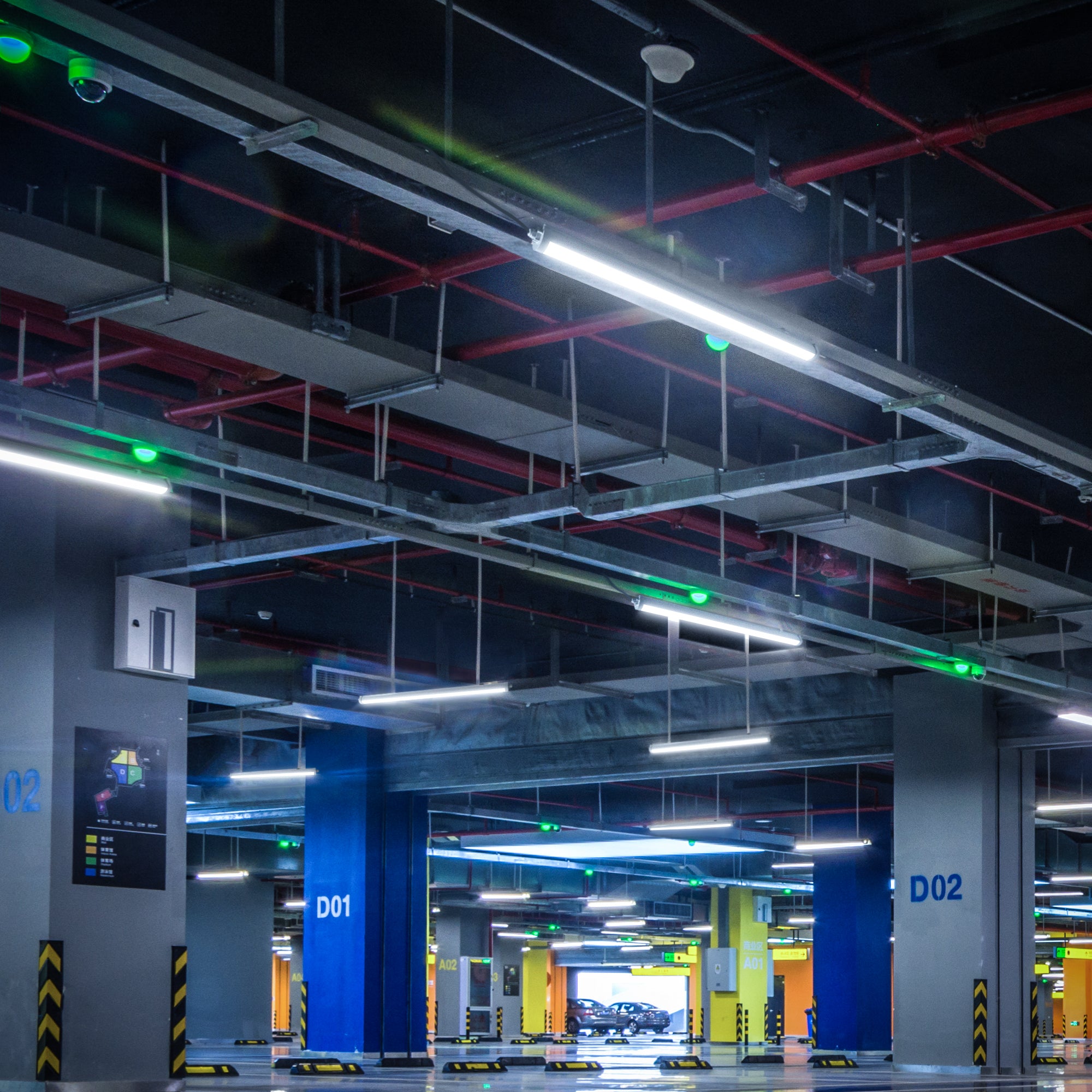 Engel Exton Standard LED Feuchtraumleuchte 60-120cm - IP65 Wasserdicht, mit 5 Jahren Garantie