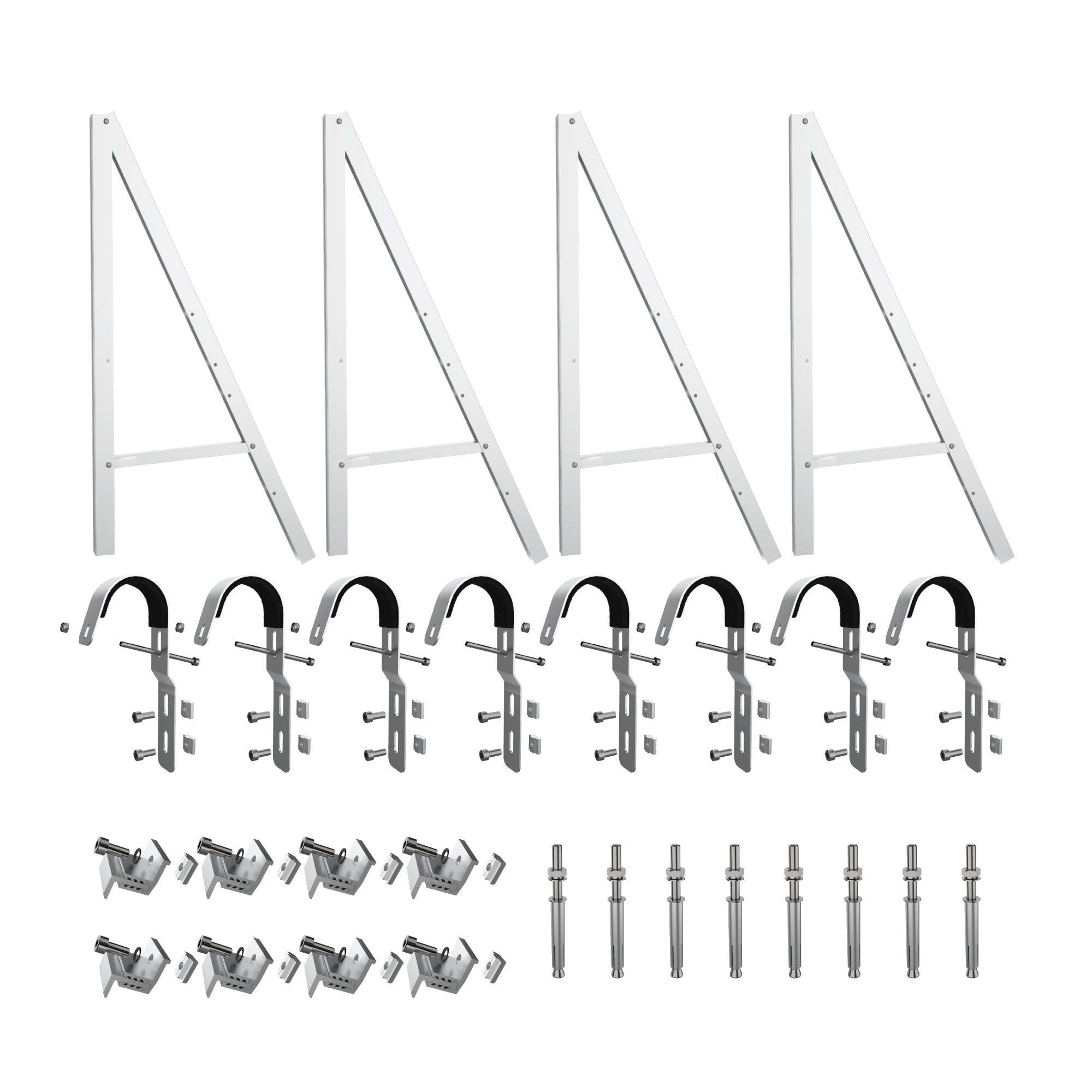 800W Balkonkraftwerk Dalia mit flexibler Halterung (Variante B) - Komplettset inkl. Solar-Module