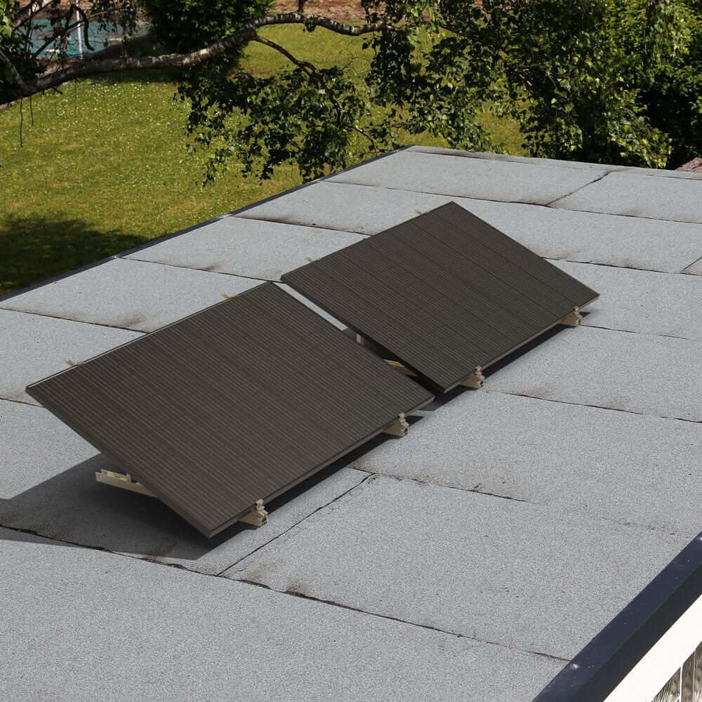 Komplettset Balkonkraftwerk 800W flexible Halterung (Var. B) inkl. Module
