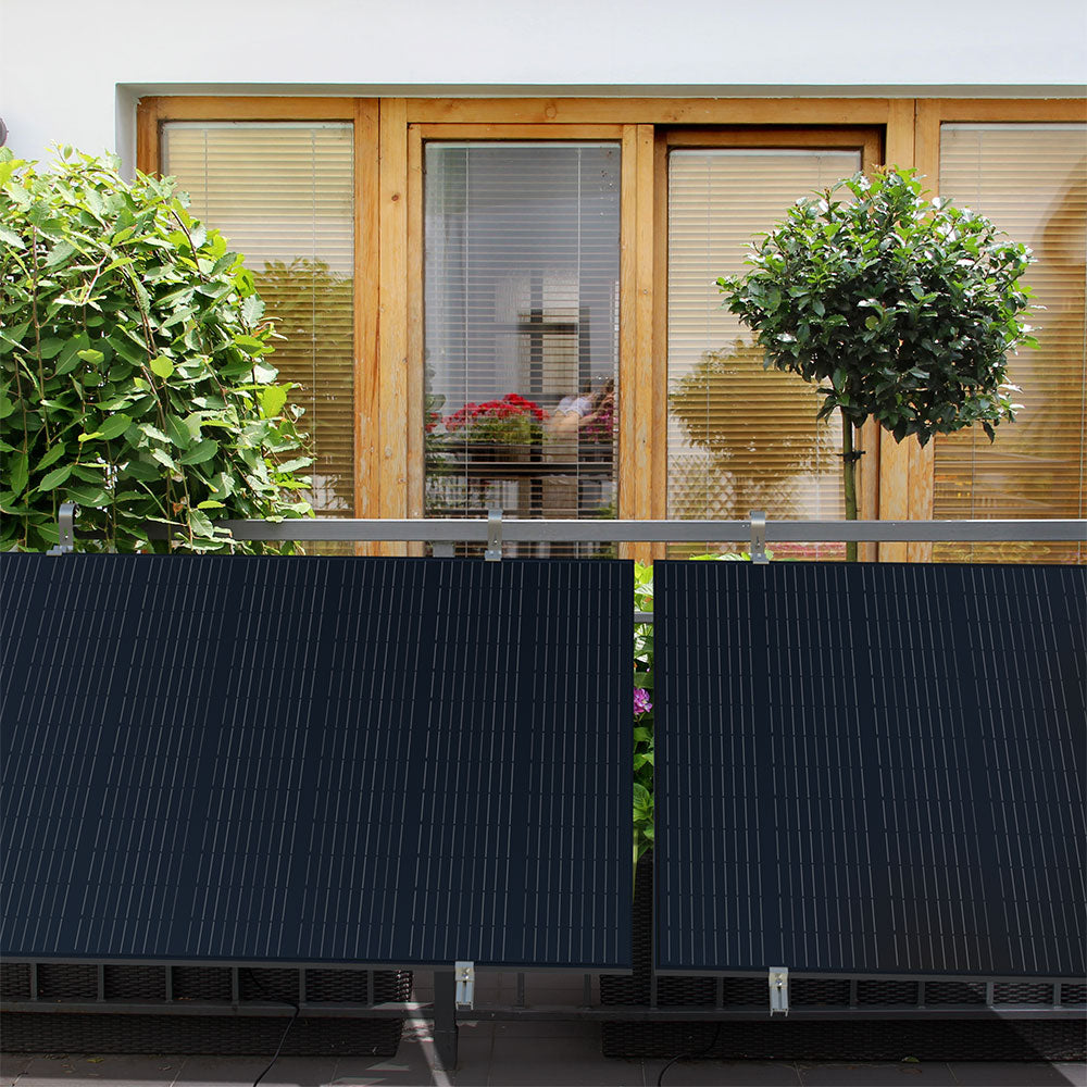 Komplettset Balkonkraftwerk 800W flexible Halterung (Var. B) inkl. Module