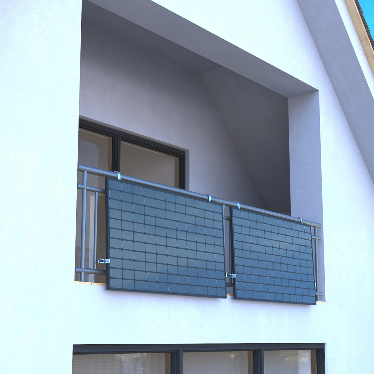 Komplettset Balkonkraftwerk 800W starre Halterung (Var. A) inkl. Module