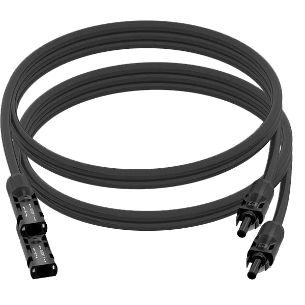 2 x 1,5 Meter Solarmodul-Verlängerungskabel 4 mm² mit MC4-kompatiblen Steckern