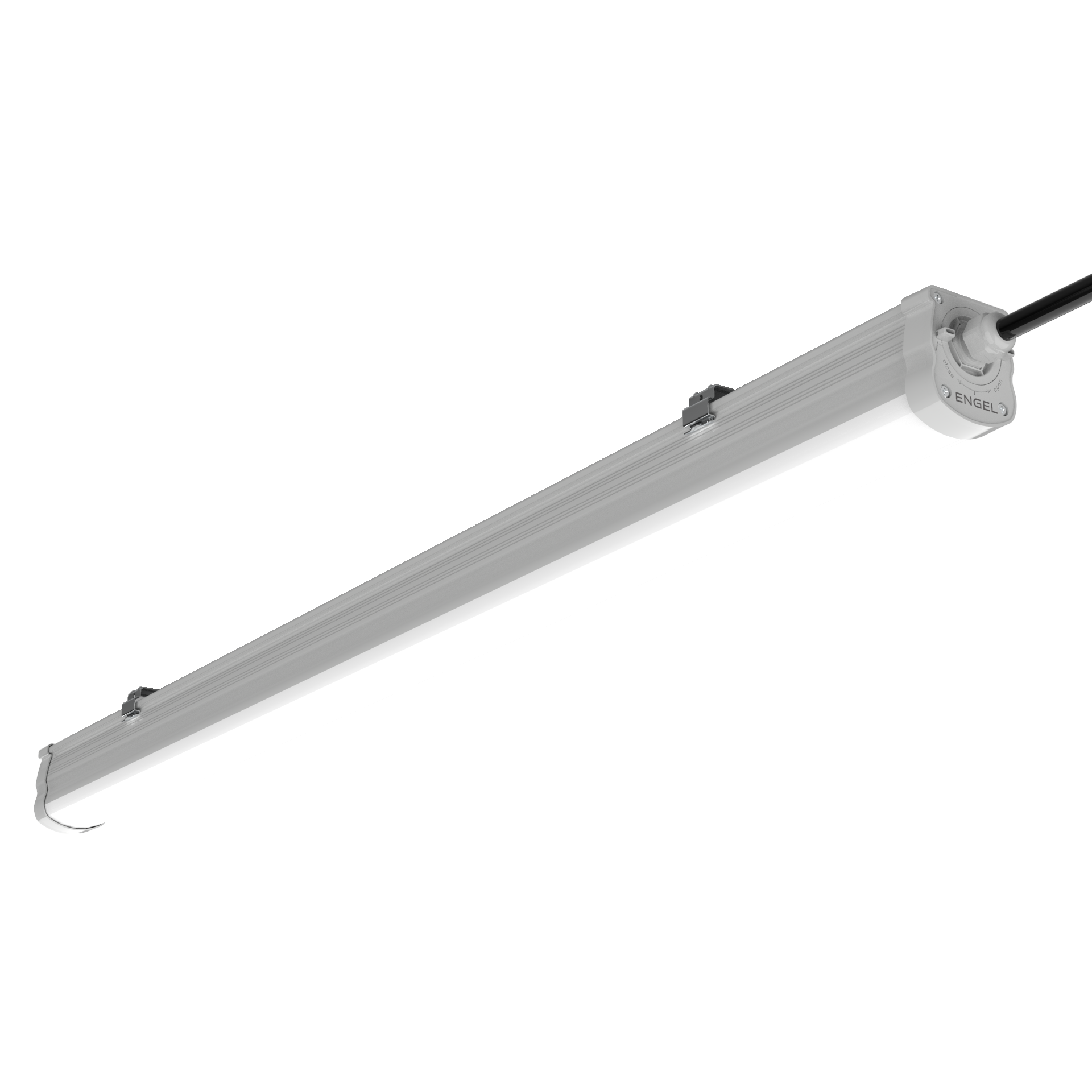 Engel Exton Plus LED Feuchtraumleuchte 60-150cm - IP65 Wasserdicht, Reihenschaltung  mit 5 Jahren Garantie
