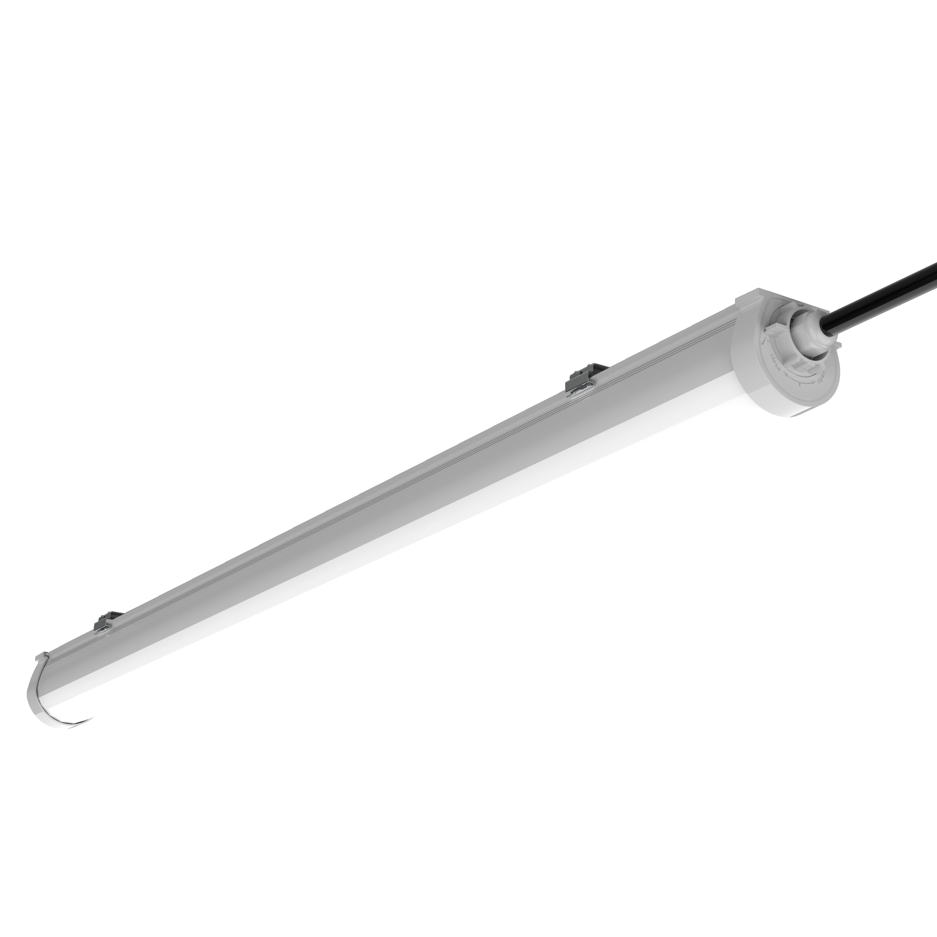 Engel Exton Standard LED Feuchtraumleuchte 60-120cm - IP65 Wasserdicht, mit 5 Jahren Garantie