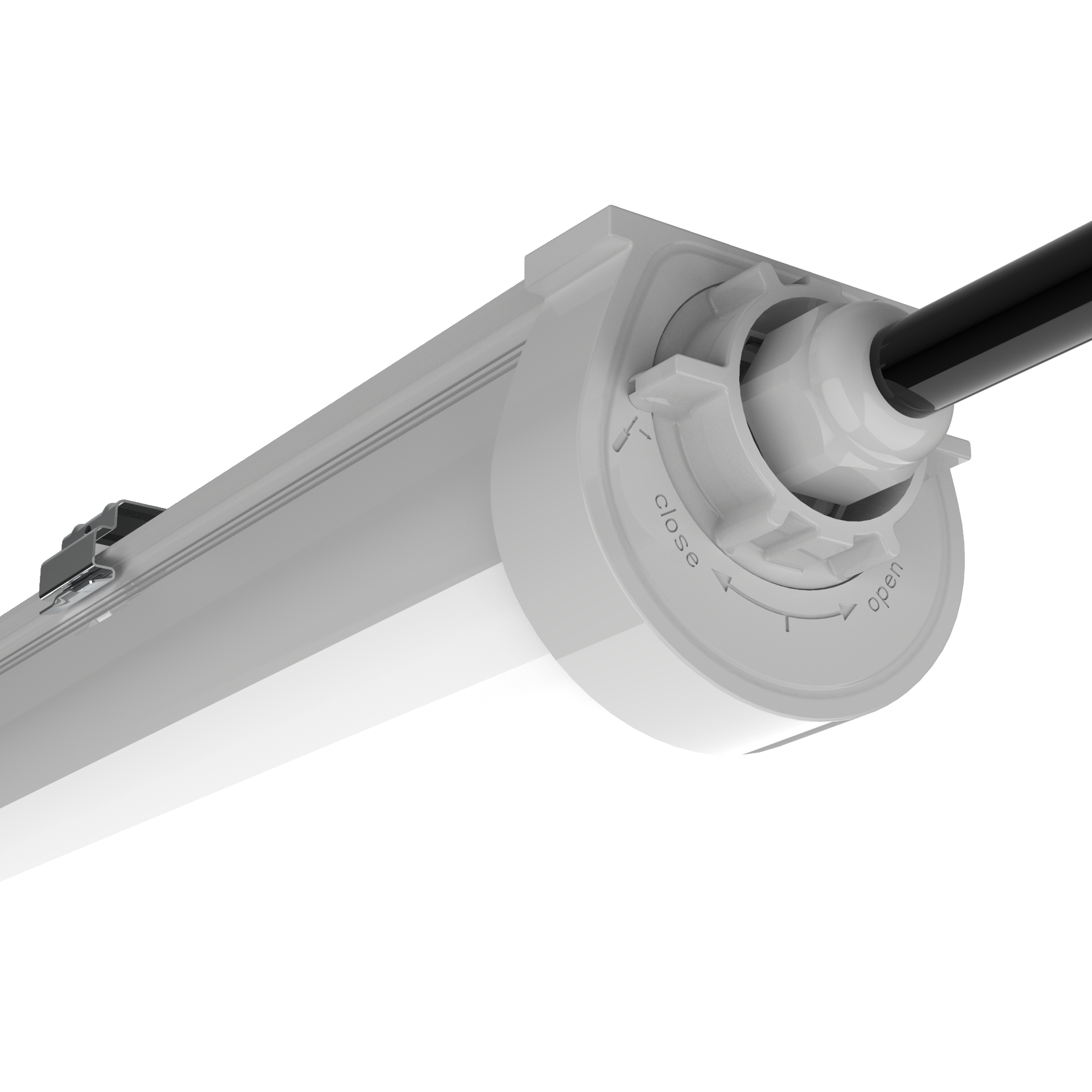 Engel Exton Standard LED Feuchtraumleuchte 60-120cm - IP65 Wasserdicht, mit 5 Jahren Garantie