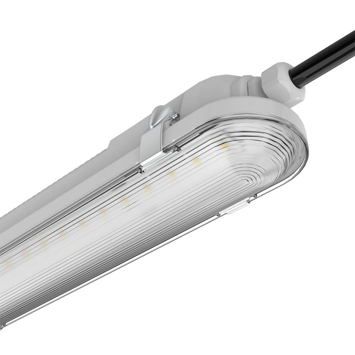 Engel Quinton LED Feuchtraumleuchte 60-150cm IP66 Effizient, Gleichmäßiges Licht mit 5 Jahren Garantie