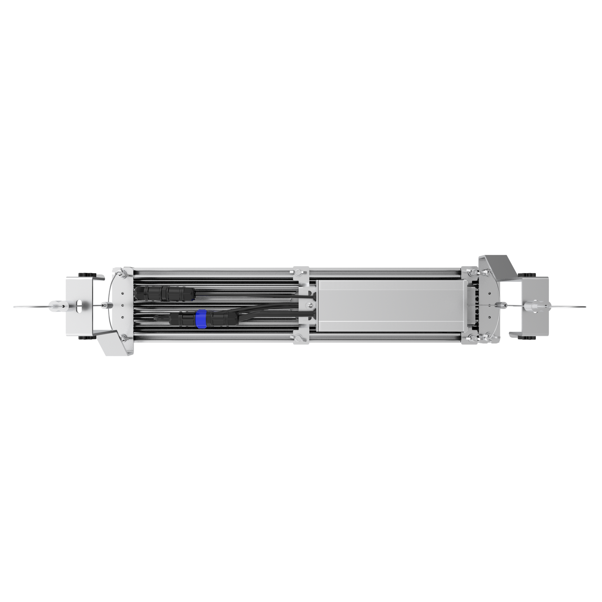 Engel Optimus LED-Pflanzenleuchte aus eloxiertem Aluminium mit gehärtetem Glas und unsichtbaren LEDs für Energieeinsparung und lange Lebensdauer.